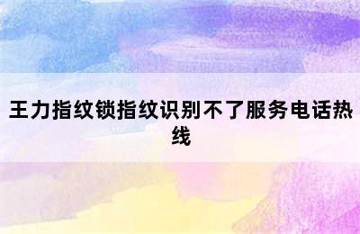 王力指纹锁指纹识别不了服务电话热线