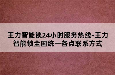 王力智能锁24小时服务热线-王力智能锁全国统一各点联系方式