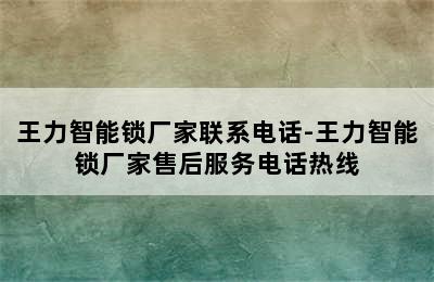 王力智能锁厂家联系电话-王力智能锁厂家售后服务电话热线