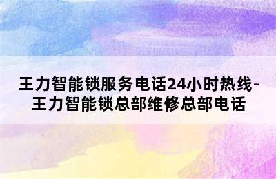 王力智能锁服务电话24小时热线-王力智能锁总部维修总部电话