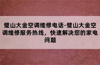 璧山大金空调维修电话-璧山大金空调维修服务热线，快速解决您的家电问题