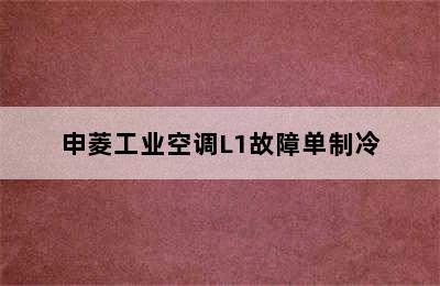 申菱工业空调L1故障单制冷