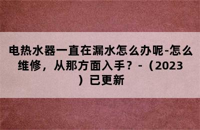 电热水器一直在漏水怎么办呢-怎么维修，从那方面入手？-（2023）已更新