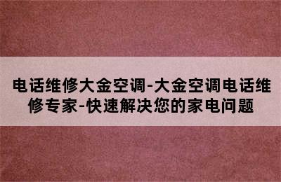 电话维修大金空调-大金空调电话维修专家-快速解决您的家电问题