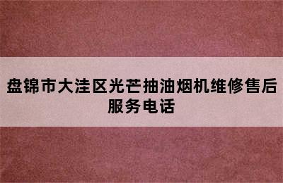 盘锦市大洼区光芒抽油烟机维修售后服务电话