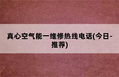 真心空气能一维修热线电话(今日-推荐)