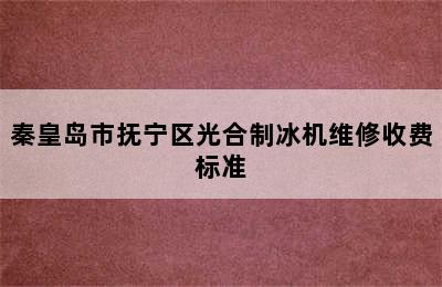 秦皇岛市抚宁区光合制冰机维修收费标准