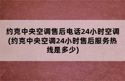 约克中央空调售后电话24小时空调(约克中央空调24小时售后服务热线是多少)