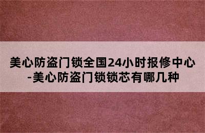 美心防盗门锁全国24小时报修中心-美心防盗门锁锁芯有哪几种