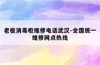 老板消毒柜维修电话武汉-全国统一维修网点热线