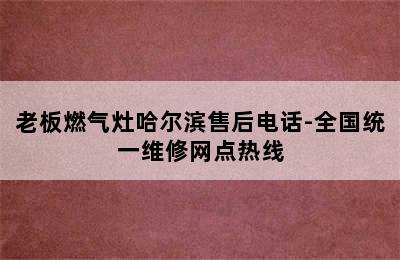 老板燃气灶哈尔滨售后电话-全国统一维修网点热线