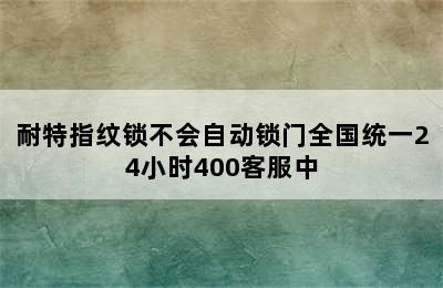 耐特指纹锁不会自动锁门全国统一24小时400客服中