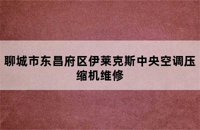 聊城市东昌府区伊莱克斯中央空调压缩机维修