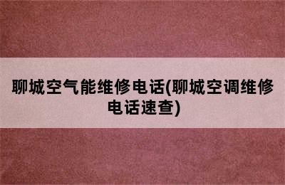 聊城空气能维修电话(聊城空调维修电话速查)