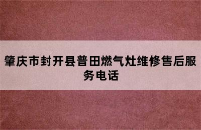 肇庆市封开县普田燃气灶维修售后服务电话