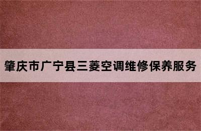 肇庆市广宁县三菱空调维修保养服务