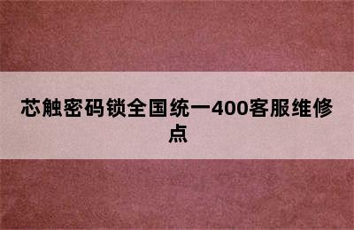 芯触密码锁全国统一400客服维修点