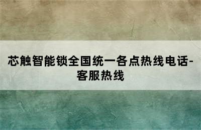 芯触智能锁全国统一各点热线电话-客服热线