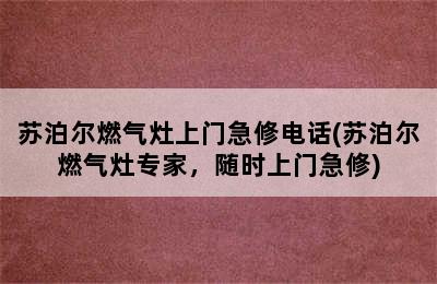 苏泊尔燃气灶上门急修电话(苏泊尔燃气灶专家，随时上门急修)