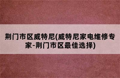 荆门市区威特尼(威特尼家电维修专家-荆门市区最佳选择)