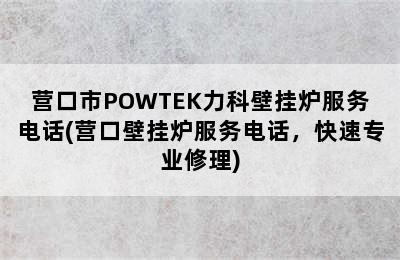 营口市POWTEK力科壁挂炉服务电话(营口壁挂炉服务电话，快速专业修理)