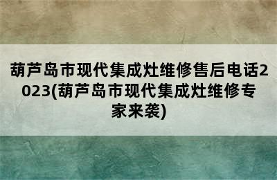 葫芦岛市现代集成灶维修售后电话2023(葫芦岛市现代集成灶维修专家来袭)