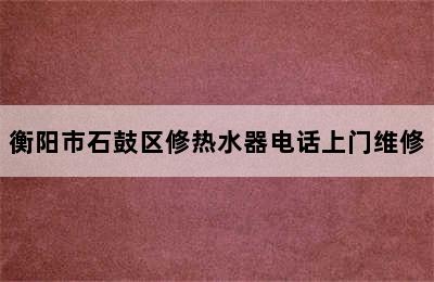 衡阳市石鼓区修热水器电话上门维修