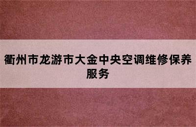 衢州市龙游市大金中央空调维修保养服务