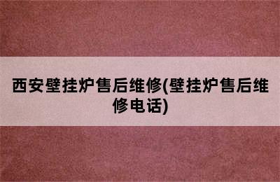 西安壁挂炉售后维修(壁挂炉售后维修电话)