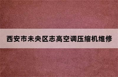 西安市未央区志高空调压缩机维修