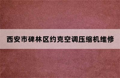 西安市碑林区约克空调压缩机维修