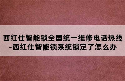 西红仕智能锁全国统一维修电话热线-西红仕智能锁系统锁定了怎么办