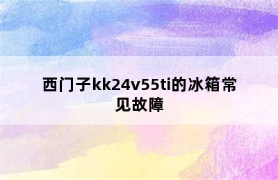 西门子kk24v55ti的冰箱常见故障