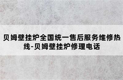 贝姆壁挂炉全国统一售后服务维修热线-贝姆壁挂炉修理电话