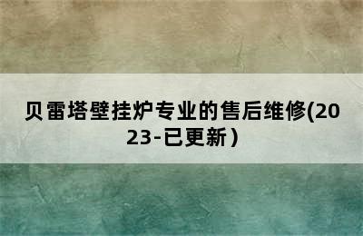 贝雷塔壁挂炉专业的售后维修(2023-已更新）