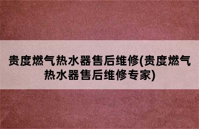 贵度燃气热水器售后维修(贵度燃气热水器售后维修专家)