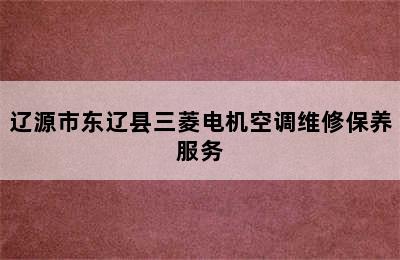 辽源市东辽县三菱电机空调维修保养服务