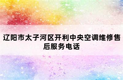 辽阳市太子河区开利中央空调维修售后服务电话