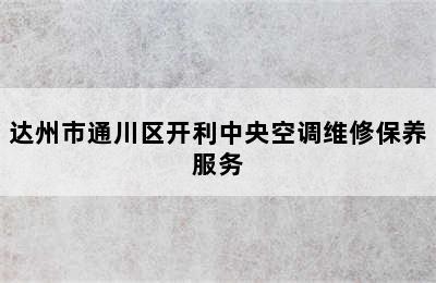 达州市通川区开利中央空调维修保养服务