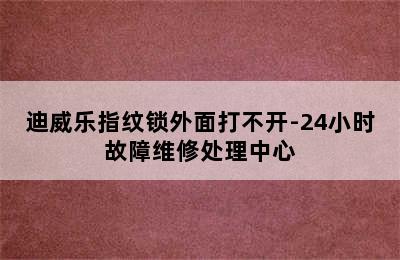 迪威乐指纹锁外面打不开-24小时故障维修处理中心