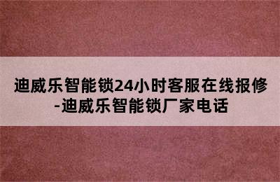 迪威乐智能锁24小时客服在线报修-迪威乐智能锁厂家电话