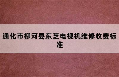 通化市柳河县东芝电视机维修收费标准