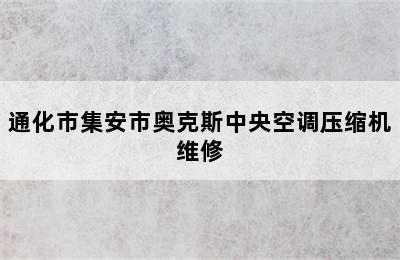 通化市集安市奥克斯中央空调压缩机维修