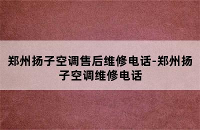 郑州扬子空调售后维修电话-郑州扬子空调维修电话