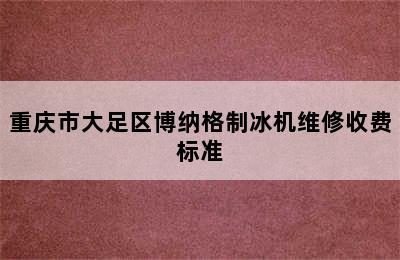 重庆市大足区博纳格制冰机维修收费标准