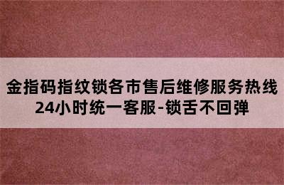 金指码指纹锁各市售后维修服务热线24小时统一客服-锁舌不回弹