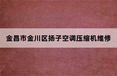 金昌市金川区扬子空调压缩机维修