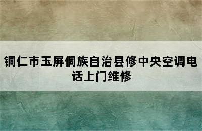 铜仁市玉屏侗族自治县修中央空调电话上门维修