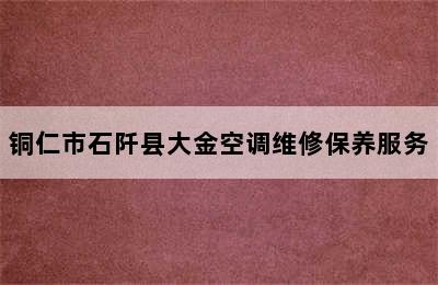 铜仁市石阡县大金空调维修保养服务