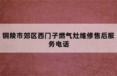 铜陵市郊区西门子燃气灶维修售后服务电话